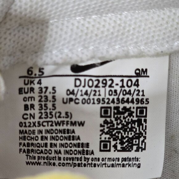 Nike Blazer Low Platform Summit White Orange size 6.5 - Picture 14 of 16